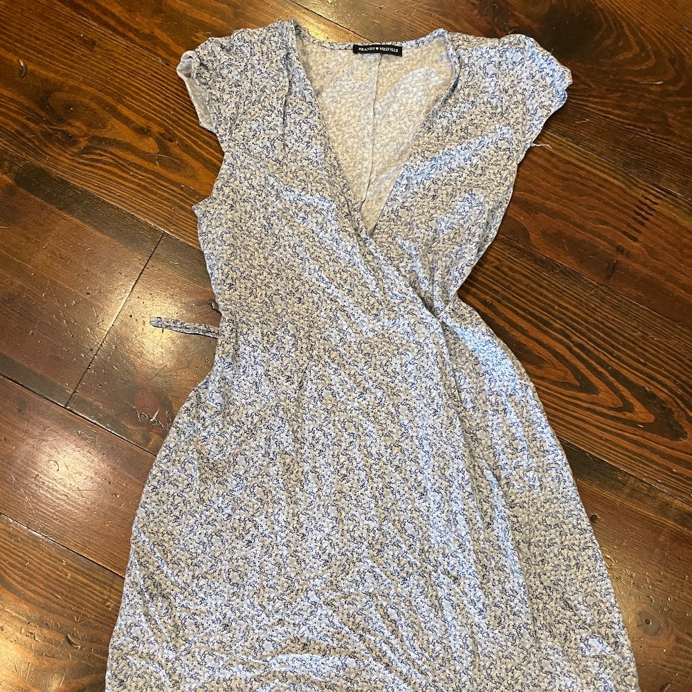 Brandy Melville Print Wrap Dress